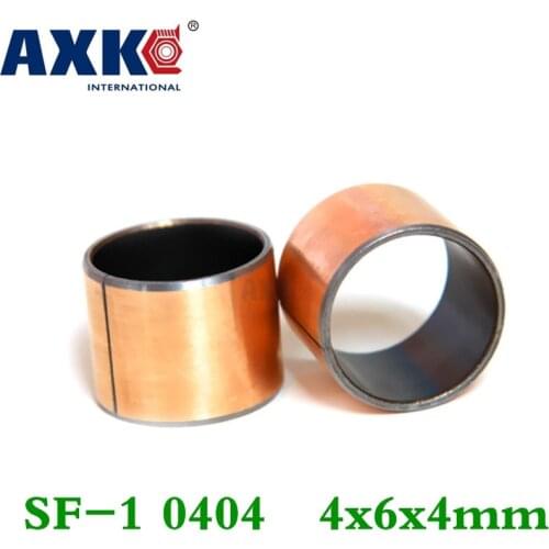 0404 10pcs Sf-1 4*6*4 Self Lubricating Composite Bearing Bushing Sleeve 4x6x4mm
