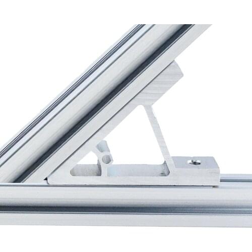 1PC 45 Degree Profile Bracket Industrial High Intensity Corner for 2020 3030 4040 4545 5050 Aluminum Profile