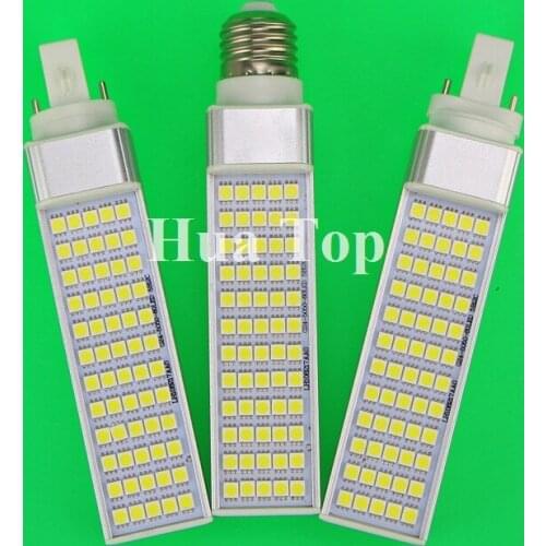 13W E27 G24 G23 LED Corn Bulb Lamp Bombillas Light SMD 5050 Spotlight 180 Degree AC85-265V Horizontal Plug Light Wam Cold White