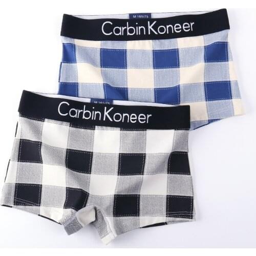 3pcs Women Plaid Print Sport Boyshort Tomboy Mid-waist Underwear Les Lesbian Trans Boxer Briefs Knickers Underpant Shorts Pantie