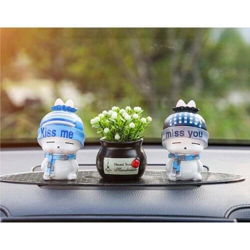 Car Lovely In The Car Accessories Ornaments Center Console Creativity Decoration Daquan