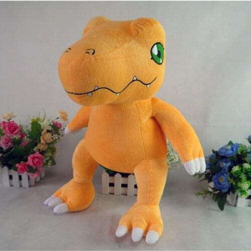 Digital Monster Cosplay Plush Toys Digimon Adventure YAGAMI TAICHI Pet Agumon Figure Doll Cartoon Soft Filling Pillow 50cm Gift