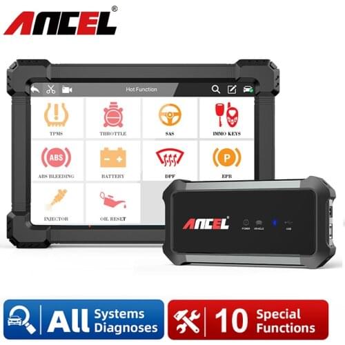 ANCEL X7 Full System OBD2 Diagnostic Tool Automotive Code Reader TPMS ABS Oil EPB DPF Reset IMMO Engine Wifi OBDII Auto Scanner