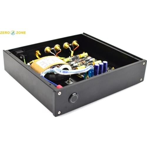 GZLOZONE NEWEST MM MC Dual-TVV-46 full discrete vocal phono HiFi pre Amplifier DIY Kit Board AC 24V