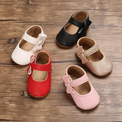 Classic Baby Casual Shoes Fashion Soft Bottom PU Non-slip Toddler Shoes Newborn Infant Girls First Walkers