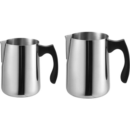 Kitchen Stainless Steel Milk Frothing Pitcher Jug Barista Coffee Pitcher Hot Chocolate Frother Cup Foam Making Cup