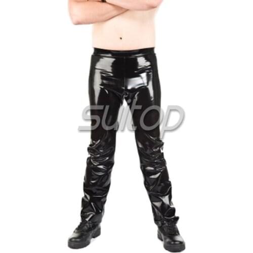 Mens latex jeans