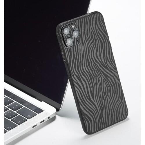 YCSTICKER Zebra texture Pattern Sticker For iPhone11 11pro 11 pro max Back Film Thin Protective Cover Paste Decorative Sticker