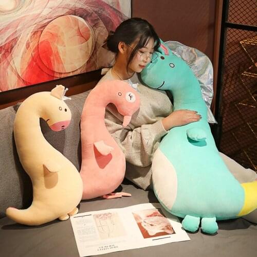 New Style Cute Dinosaur Plush Toys Stuffed Animal Pillow Cushion Deer Bird Doll Childrens Christmas Presents