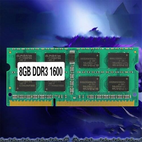 Laptop Memory Ram SO-DIMM PC3-12800 DDR3 1600MHz 204PIN 2GB /4GB/8GB DDR3 PC3-12800 1600MHz 204PIN PC Memory Module For Notebook