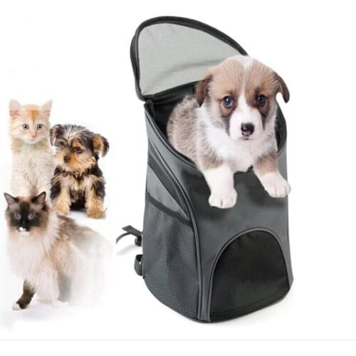 Portable Travel Backpack Outdoor Pet Dog Carrier Bag Pet Dog Front Bag Mesh Backpack Pet cat Front Bag 2020 new