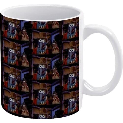 Gonzo And Rizzo Celebrate Christmas White Mug Coffee Mug 330ml Ceramic Home Milk Tea Cups and Mugs Travel Gift for Friends Gonzo