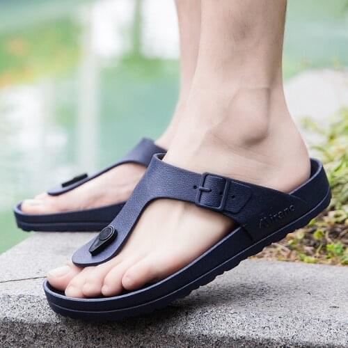 Mens Fashion Sandals Summer Sandals Outdoor Beach Shoes Non-slip Slippers Platform Slippers Men Casual Shoes Size 38-45