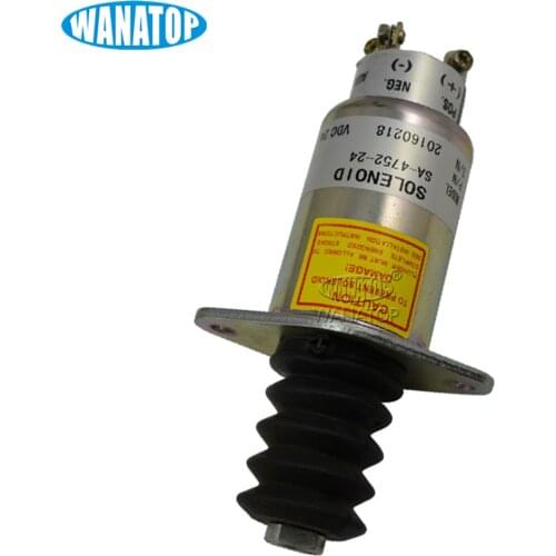 Fuel Stop Solenoid SA-4752-24 2003-24S7U1B2A SA-4752-12 2003-12S7U1B2A for Engine Parts