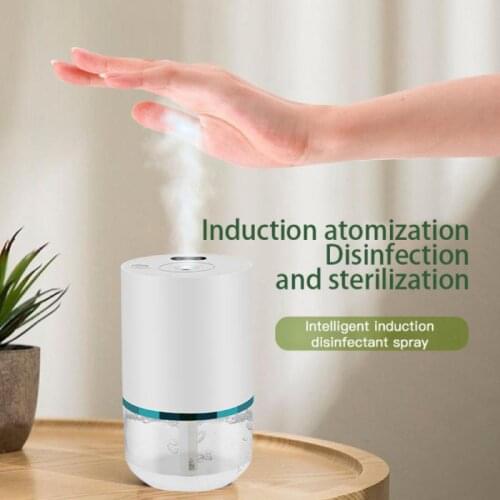 Intelligent Alcohol Sanitizer Sprayer Portable Hand Soap Dispenser Automatic Induction Sterilizer Humidifier With USB Interface