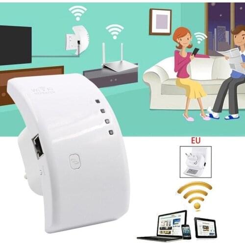 Wifi Booster Repeater Extender Range 300Mbps Wireless AP Router 802.11n EU/UK/US Plug Version EPI
