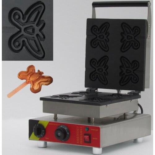 New design butterfly shape waffle maker / commercial waffle maker/ belgian waffle maker/ waffle baker