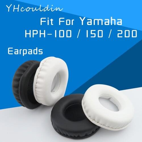 YHcouldin Earpads For Yamaha HPH-100 HPH-150 HPH-200 Headphone Accessaries Replacement Wrinkled Leather