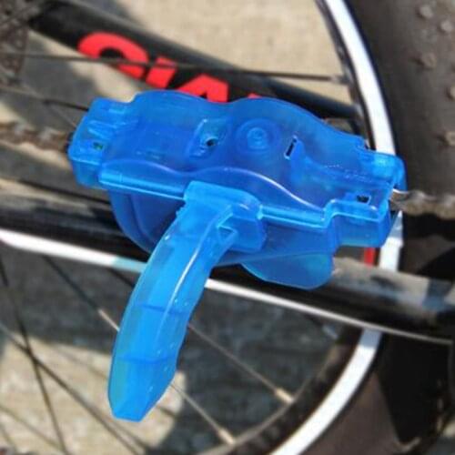 ZK30 Dropshipping Bicycle Chain Scrubber Wash Tool Cleaner Portable Bike Brushes Mountain Cycling Cleaning Kit Outdoor Accessory