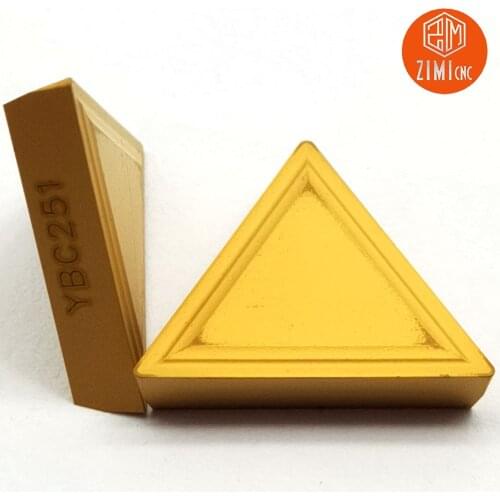 10PCS TPMR160304 YBC251 Carbide Insert Milling Insert CNC Lathe Turning Tool Milling Tool Cutting Tool Machine tools
