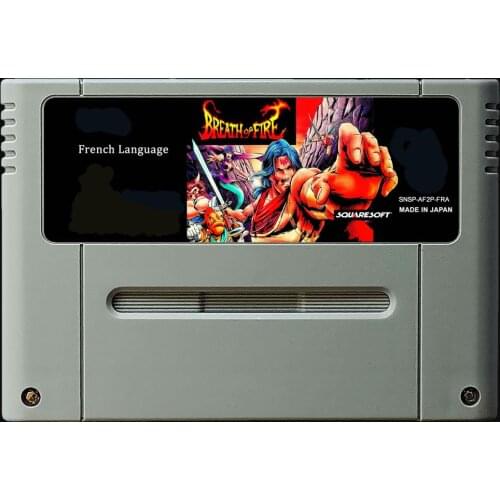 16Bit Games ** Breath of Fire 1 ( PAL EUR Version!! French Language!! )