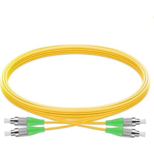 3.0mm 9/125 SM Duplex FC/APC to FC/APC Fiber Optic Patch CordJumper Cable