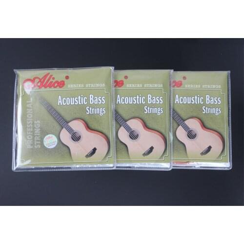 3 Sets Alice A616 Acoustic Bass Strings (Hexagonal Core Coated Copper Alloy Wound)