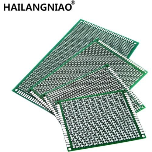 4pcs 6x8 7x9 8x12 9x15 cm 6*8 7*9 8*12 9*15cm double Side Copper prototype pcb Universal Board