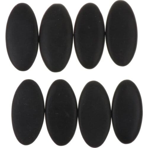8 pcs, Large Massage Stones Lava Natural Stone Set Hot Spa Rock Basalt Stones, Volcanic Energy Stones