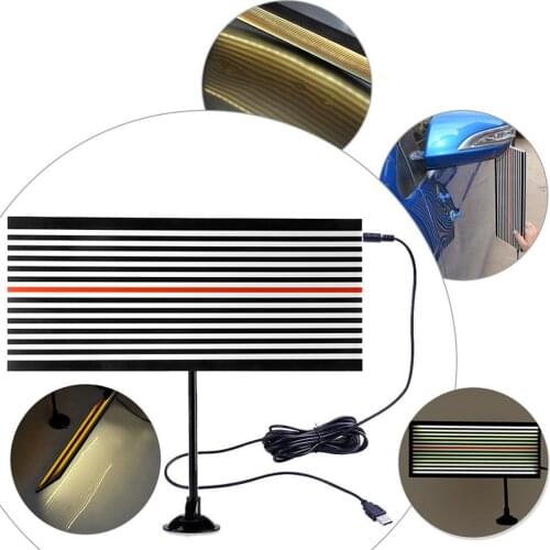 MACTANT Car Depression Reflector Repair Assist Lamp Line Board Tools Remove Dents Wire Light Hot CN