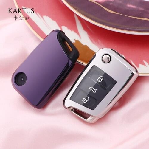 Car key case Fit for Volkswagen T-Cross TACQUA car key for POLO key case