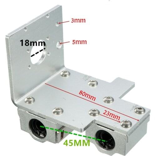 3D Printer Parts Reprap Prusa i3 X Axis Printing Head X Metal Exturder Carriage Aluminum Alloy