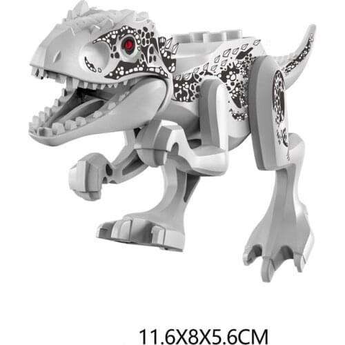 Jurassic World Dinosaurs Figures Bricks Tyrannosaurus Indominus Rex I-Rex Assemble Building Blocks Kid Toy Dinosuar
