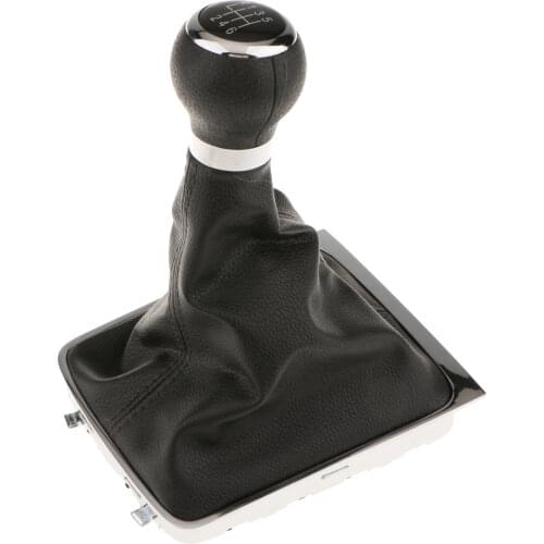Car PU Leather Gear Shift Boot Gaiter Cover Sleeve for VW Passat B5 1996-05