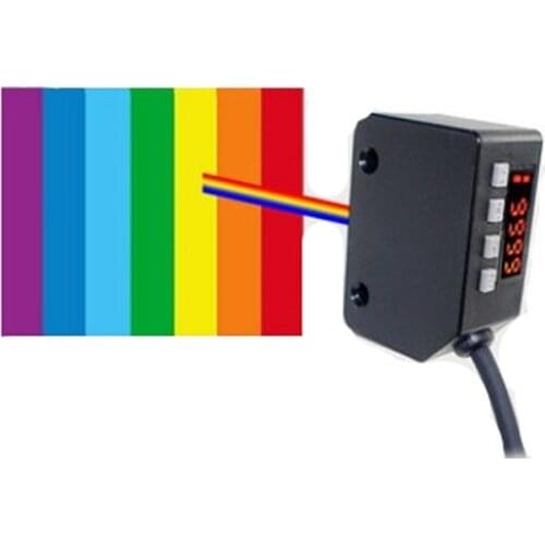 YS-101 NPN Color code photoelectric sensor YS-101 NPN switch color sensor intelligent label color separation positioning sensor