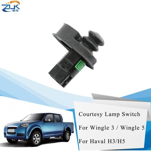 ZUK Front Door Courtesy Lamp Sensor Button Light Switch Left=Right For Great Wall Wingle 3 Wingle 5 For Haval Hover H3 H5