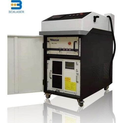 1000W 800W 500W Fiber Wobble head handheld laser welding machine with work platform and handheld for sign industrial