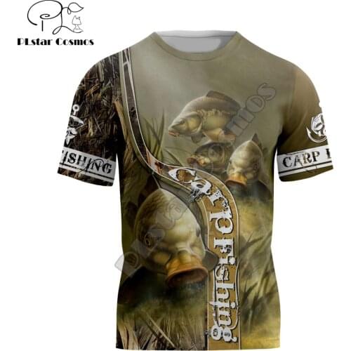 Summer Cool Hipster Men t-shirt Beautiful Carp Fishing Pattern 3D Printed Harajuku Short sleeve T shirt Unisex Casual tops TX207