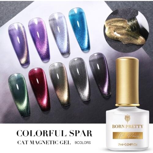 BORN PRETTY Cat Magnetic Gel Nail Polish Shining Spar Hybrid Nails Manicure Semi-permanent Varnish Soak Off Nail Art Gel