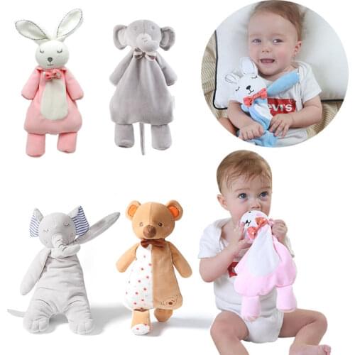 Kawaii Stuffed Animals Baby Comforter Toys For Babies Appease Baby Sleeping Toy Newborns Soft Plush Toys Baby Toys 0 12 Months