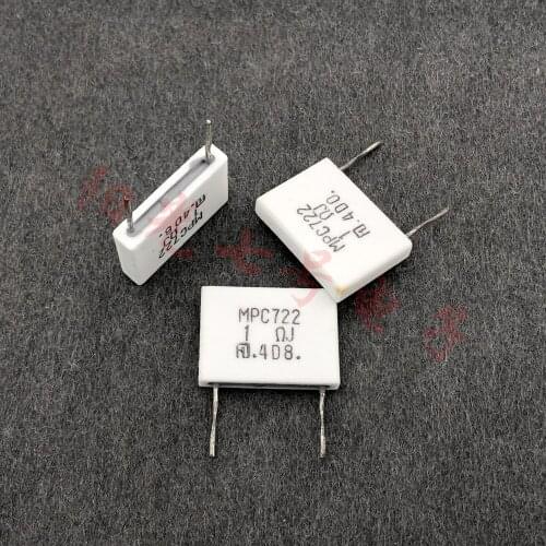 MPC722 1R 1ΩJ 1.2R 1.2ΩJ 10W 5% Vertical non-inductive cement resistance