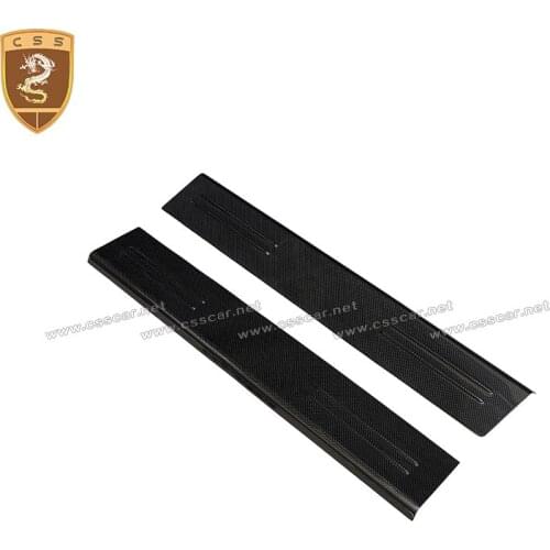 Auto Door Sill Scuff Plate Welcome Pedal threshold pedal For Ferrari 812 Real Carbon Fiber Car Accessories