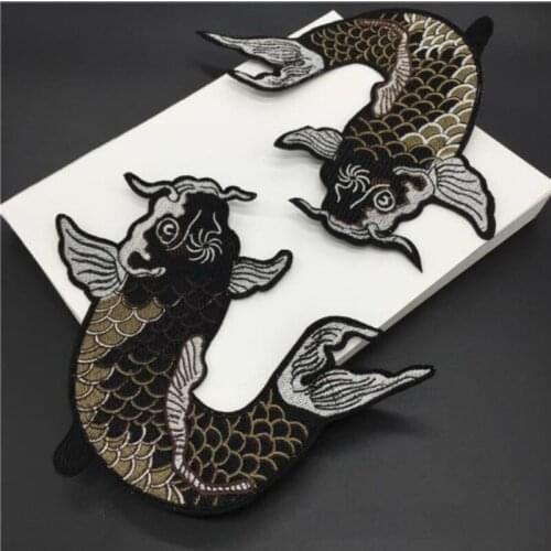 Wholesale 20pcs 16.5*20CM Embroidered Sewing On Patch Iron-On Patch Stickers For Clothes Sewing Fabric Applique Supplies YH33
