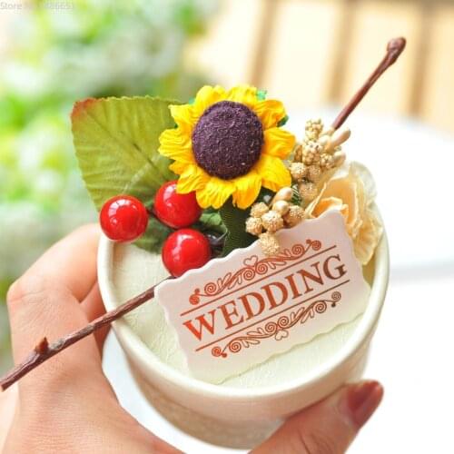 Wholesale Custom 10PCS Creative Aesthetic Cylinder Gift Finished Candy Creativity Cupcake Box