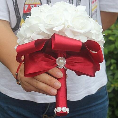 Perfectlifeoh Wedding bouquet Bridal bouquet Bridesmaid Wedding flowers Rose Wedding Wedding bouquet de noiva