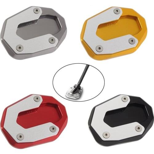 Motorcycle Side Stand Extension Kickstand Support Plate Foot Pads Plate Enlarge For 2015-2018 Ducati Scrambler 800 2016 2017