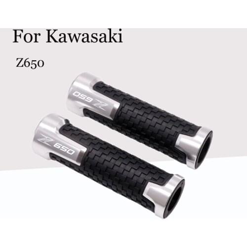 For Kawasaki Z650 Motorcycle Modified Handle Rubber Sleeve Throttle Gloves CNC Car Grip Accessories