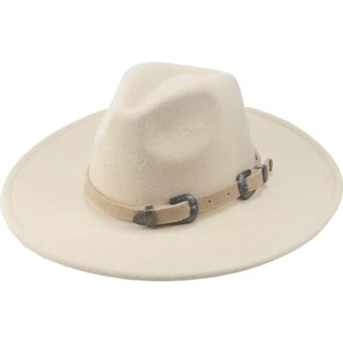 Fedora hats big brim 9.5cm belt band fashion hats panama outdoor casual felted black red green formal men hats sombrero de paja