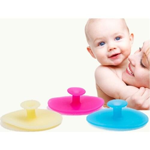 1PC Silicone Shampoo Brushes Washing Hair Comb Scalp Shower Body Brush Healthy Bath Soft Brush Comb for Infant Body Hair