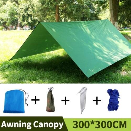 Shade Outdoor Awning UV Protection Canopy Waterproof Camping Sunshade Pergolan Anti UV Hammock Beach Tent Fly Rain Sun Shelter